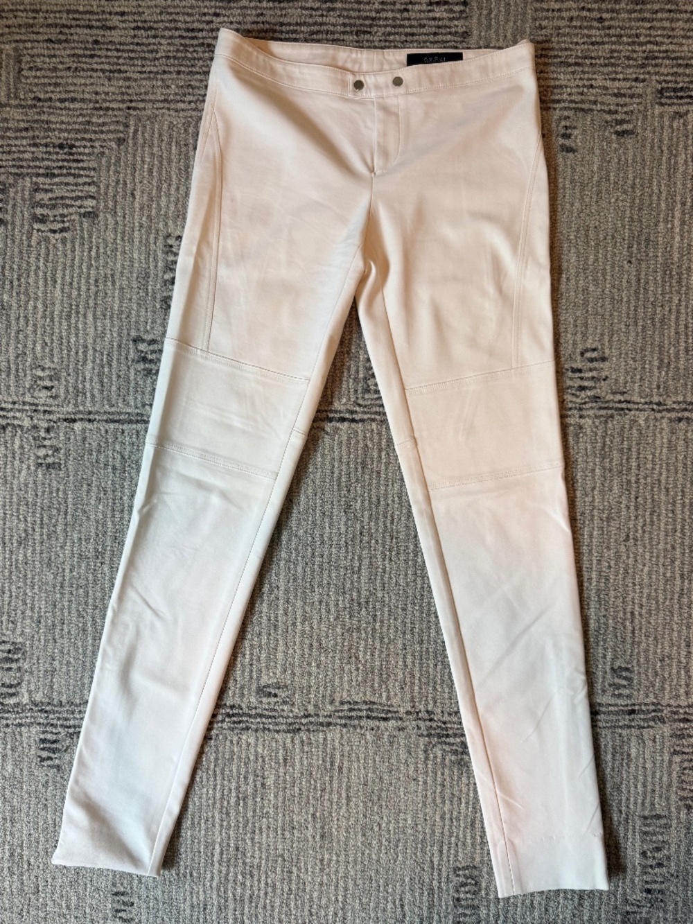 Gucci Moto Pant in Ivory beige